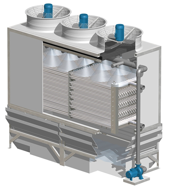 Mita MCC serie gesloten verdampingskoeltorens
